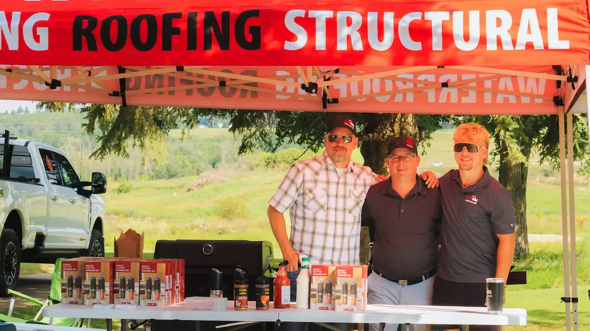 Roofing Structural sponsor booth